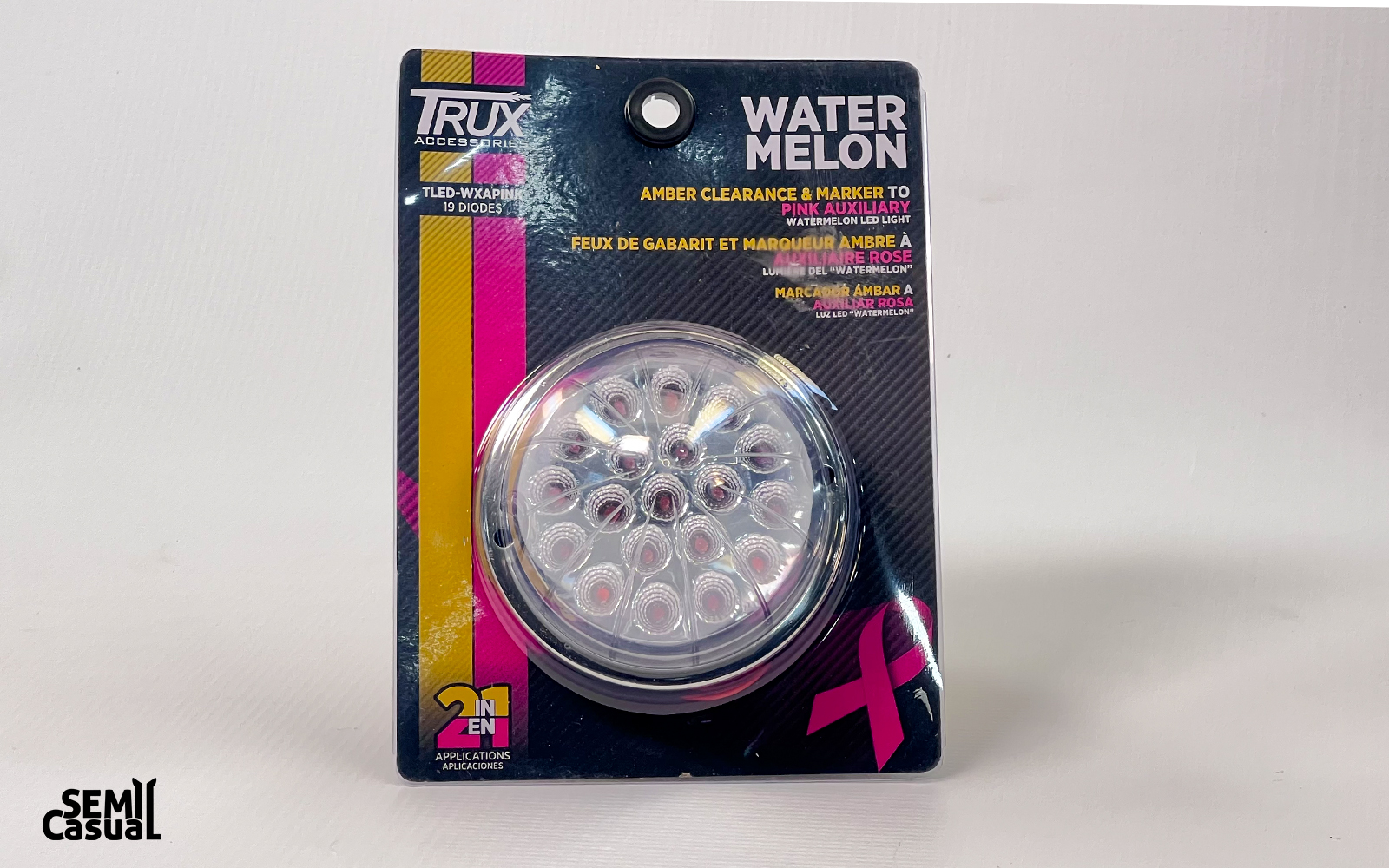 DUAL REV AMBER/PINK WATERMELON LED REFLECTOR - image 3 of 4