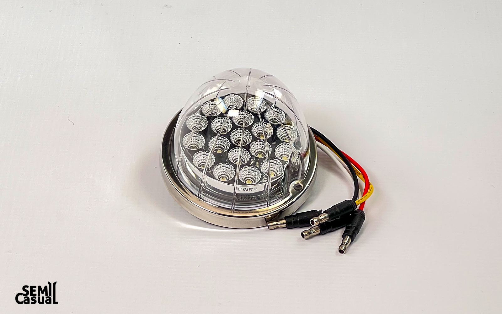 DUAL REV AMBER/WHITE WATERMELON LED REFLECTOR - image 1 of 3