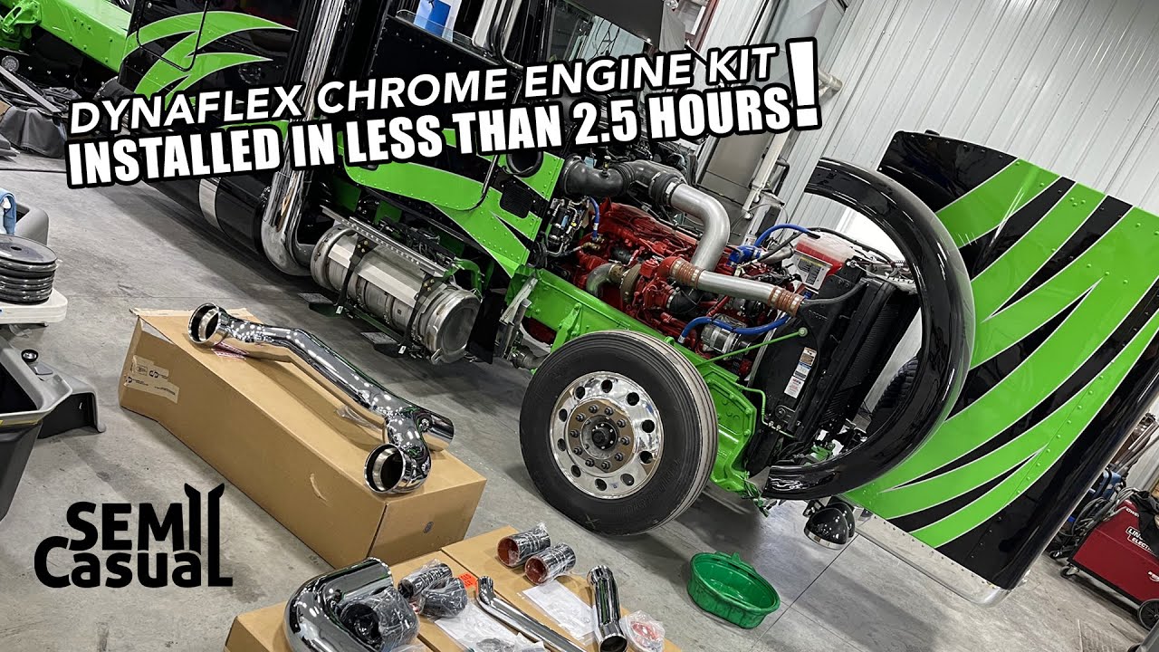 Video Thumbnail: The 605 horsepower Cummins x15 gets some new chrome!!