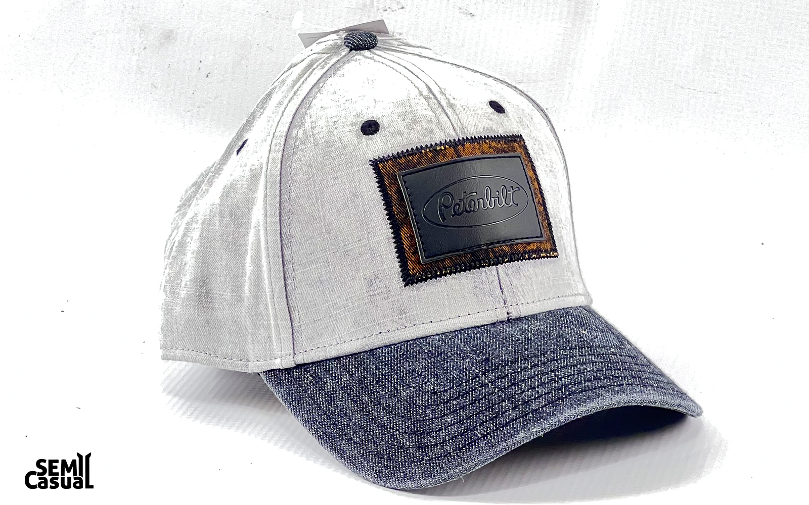 HEADWEAR-DENIM LEATHER STRAP PB - image 1 of 1