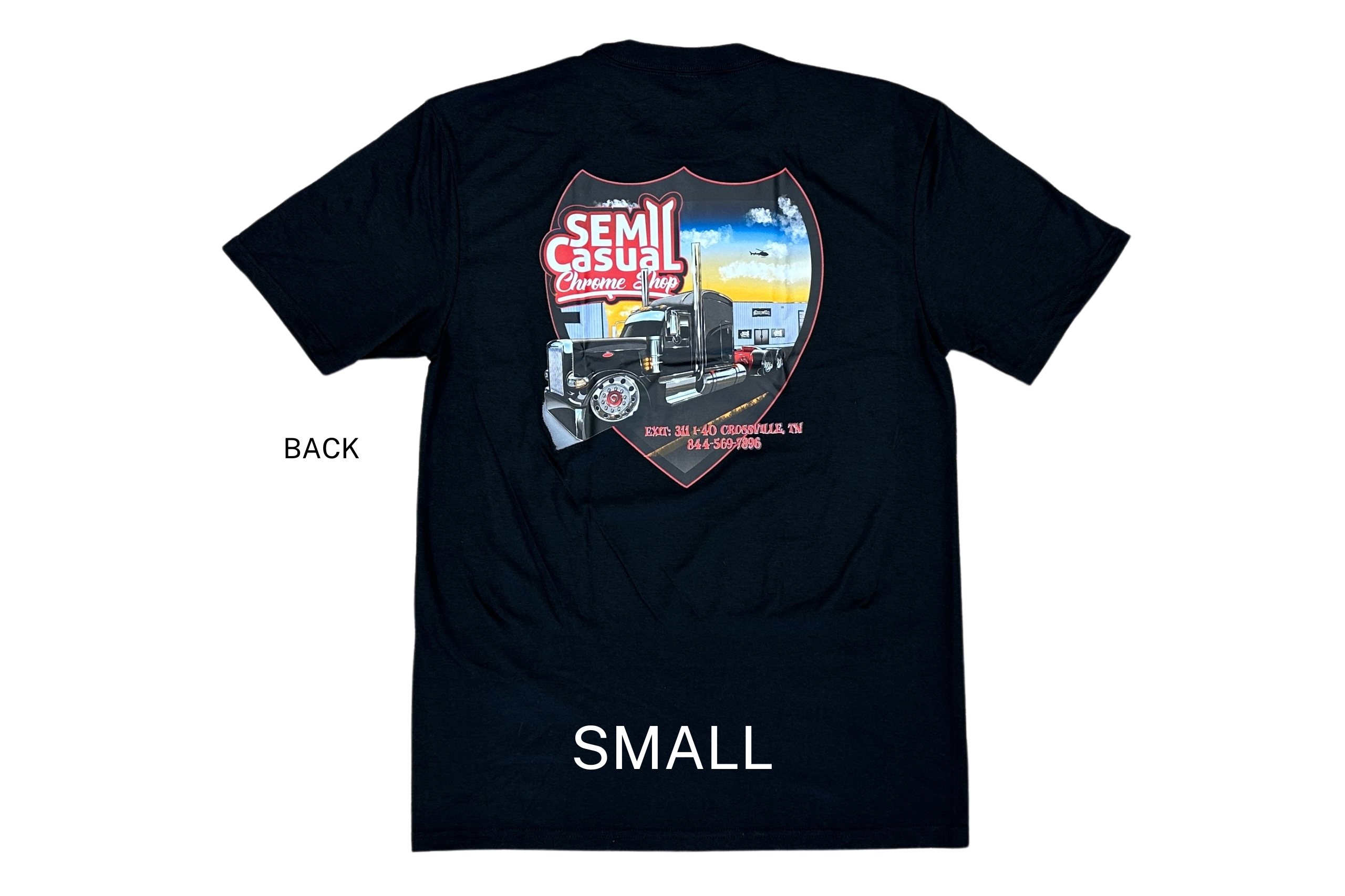 NEW STYLE SEMI CASUAL T-SHIRT BLACK SIZE SMALL - image 1 of 2