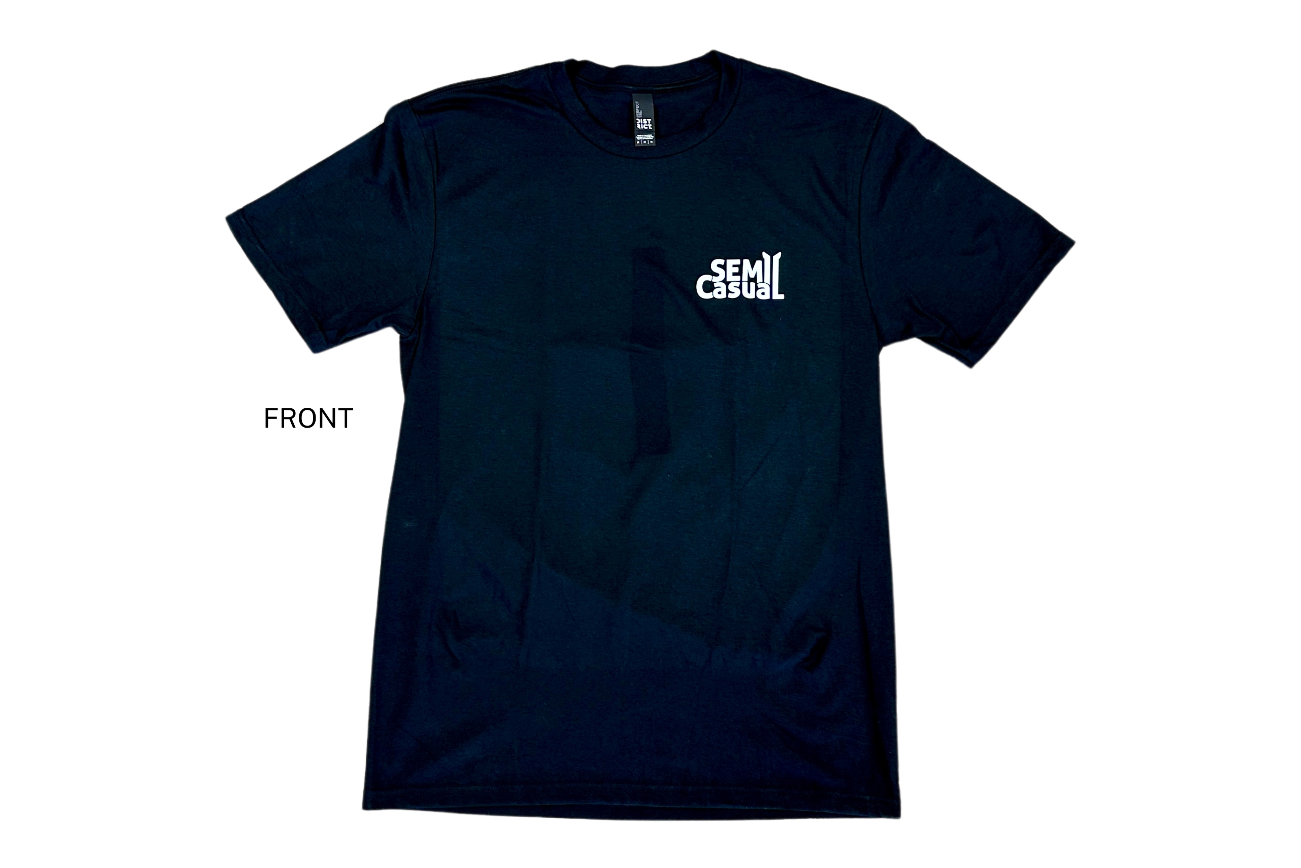 NEW STYLE SEMI CASUAL T-SHIRT BLACK SIZE XL - image 1 of 2