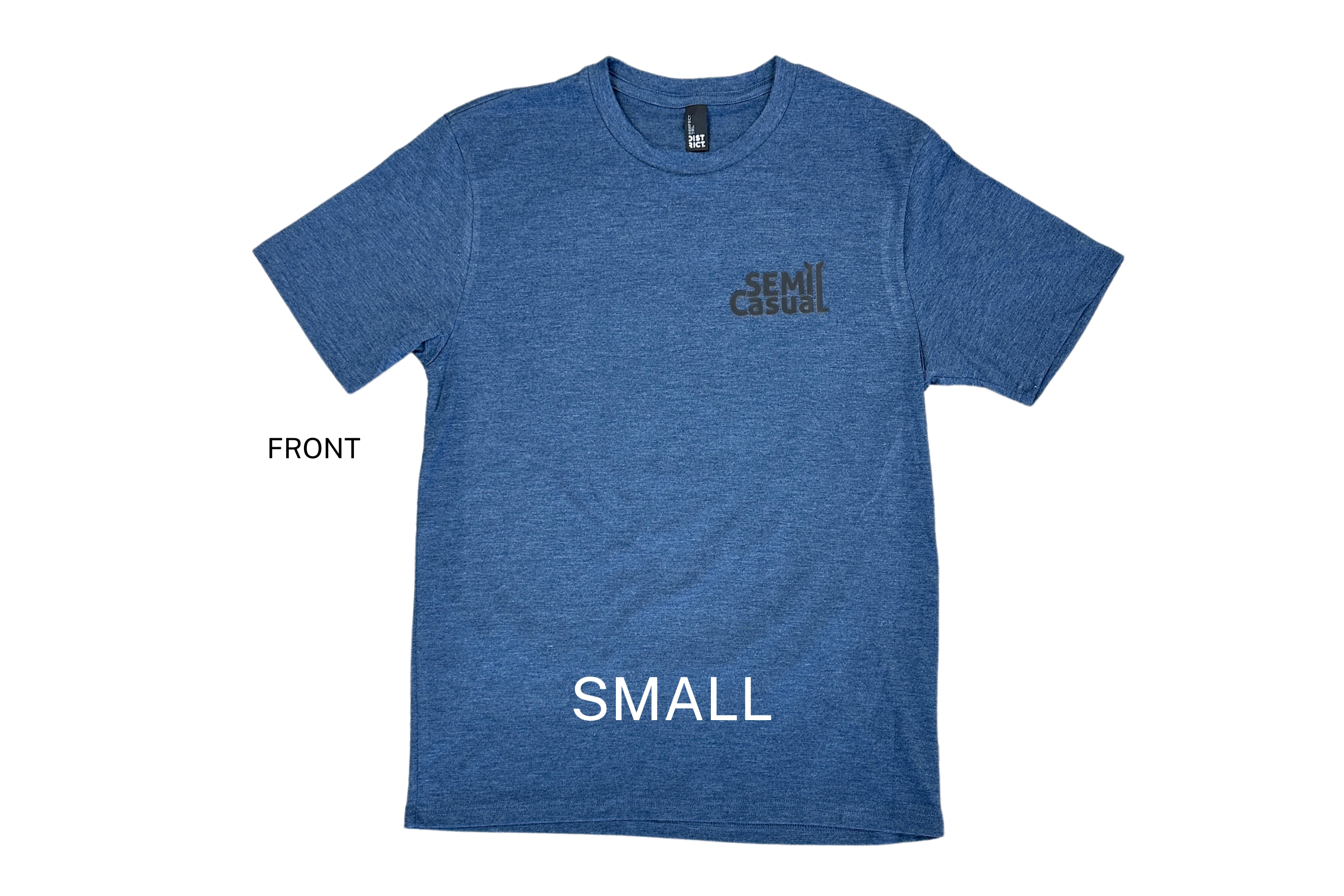 NEW STYLE SEMI CASUAL T-SHIRT BLUE SIZE SMALL - image 2 of 2