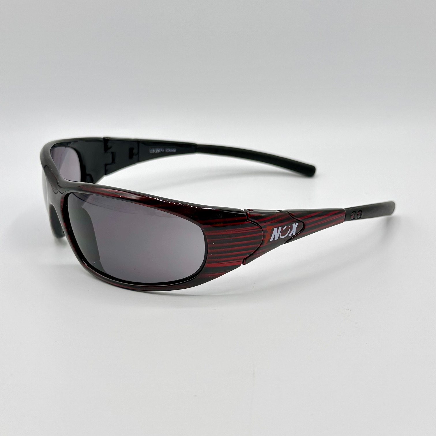 SUNGLASSES SPORT GREY RED - image 4 of 5